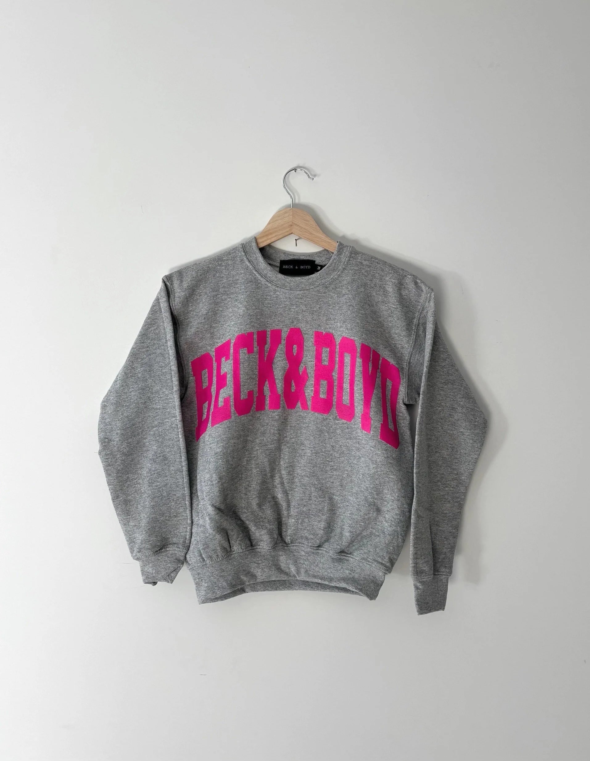 Kids Beck & Boyd Pink Sweatshirt