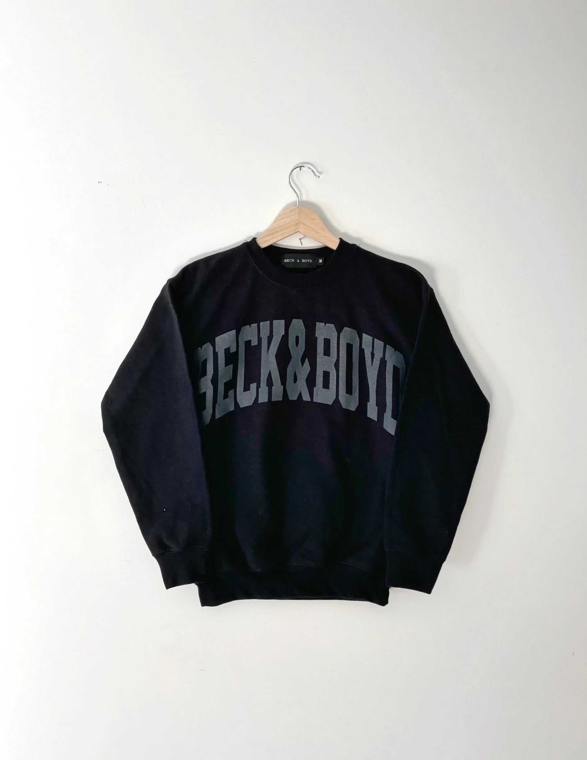 Kids Beck & Boyd Black Sweatshirt