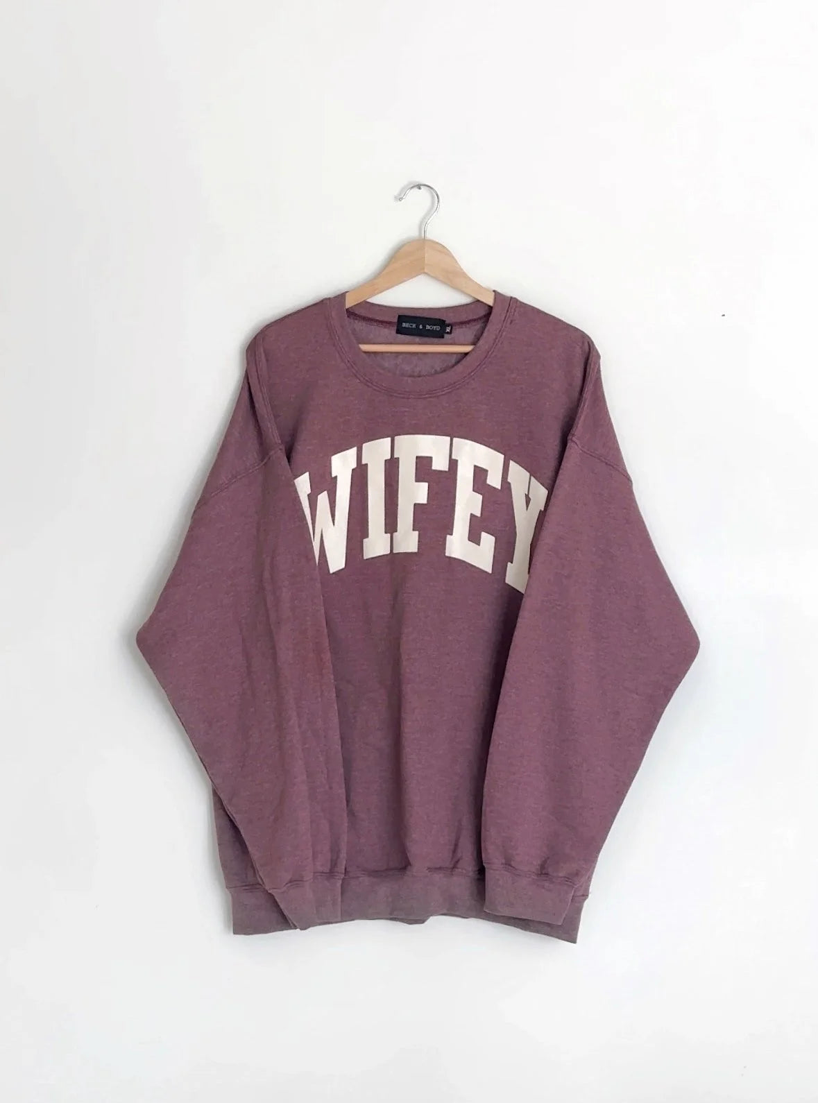 Heathered Wifey Sweatshirt
