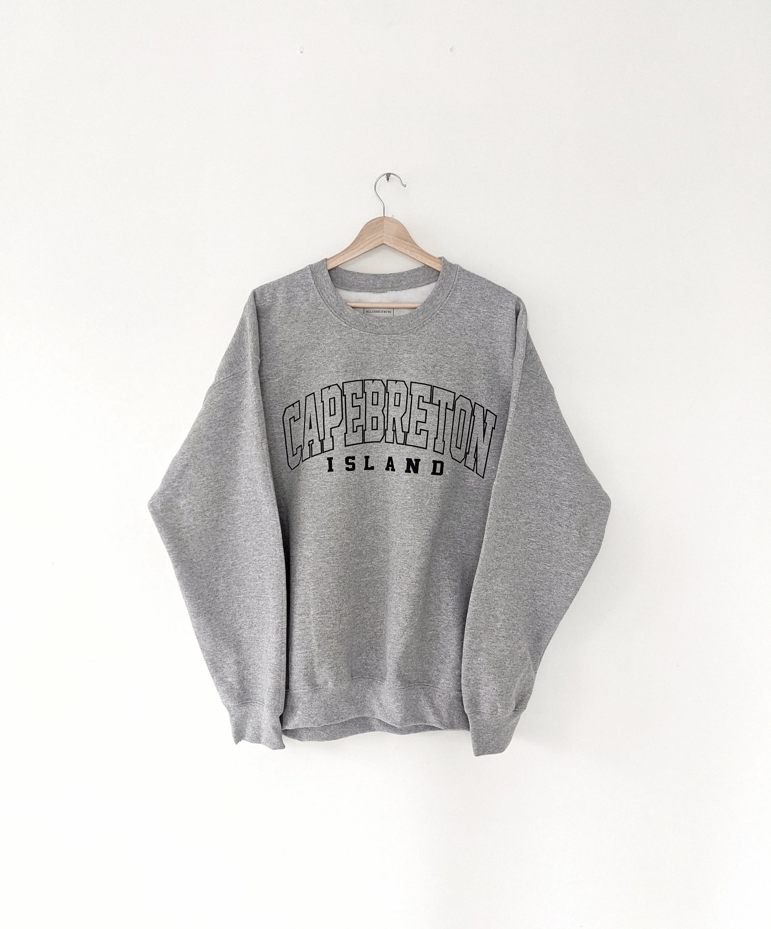 Cape Breton Sweatshirt, Black Printed
