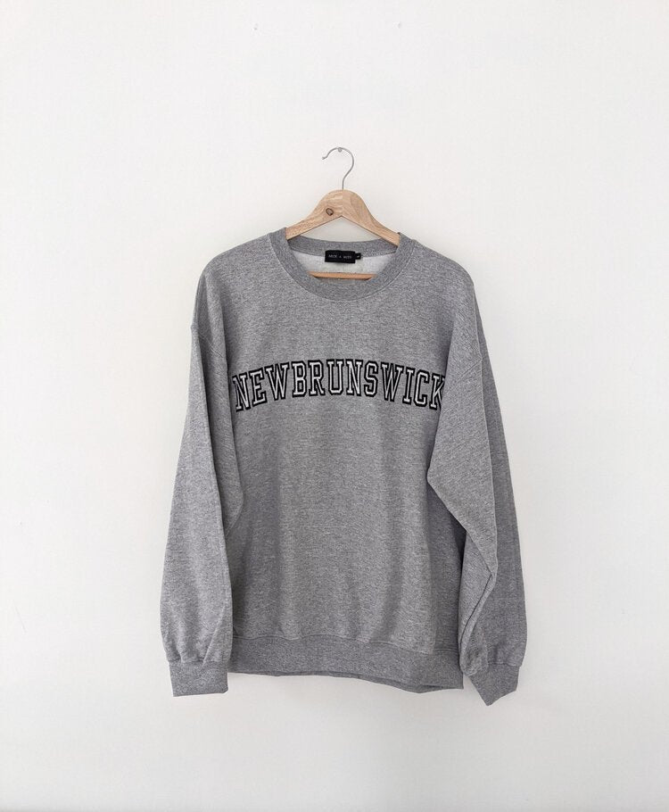 New Brunswick Sweatshirt, Embroidered